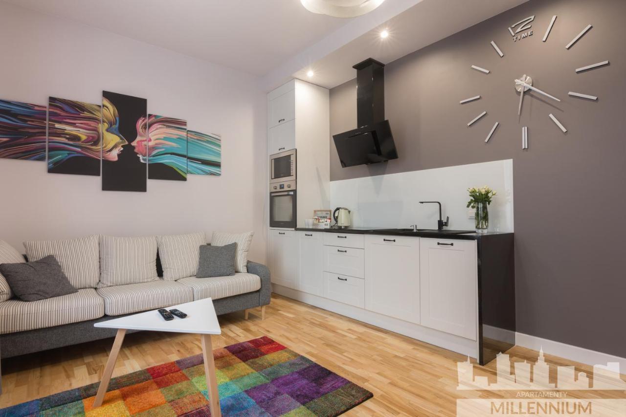 Ferienwohnung Millennium Awangarda Grey Warschau Exterior foto