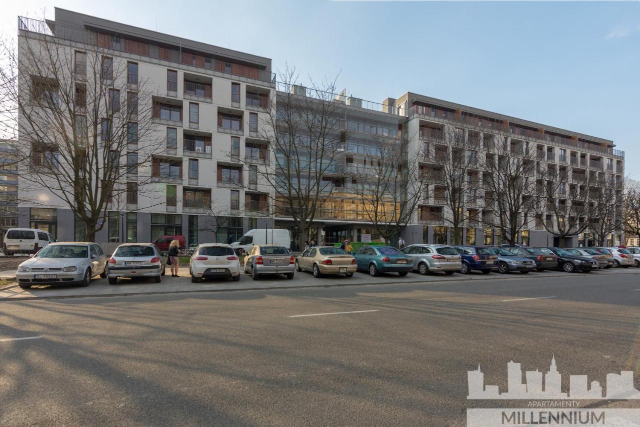 Ferienwohnung Millennium Awangarda Grey Warschau Exterior foto